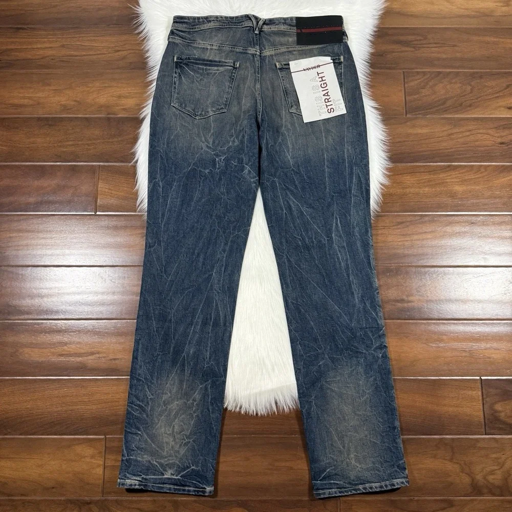 Vayder‎ Men's Size 32 Prescott Grunge Wash Straight Leg Denim Jeans